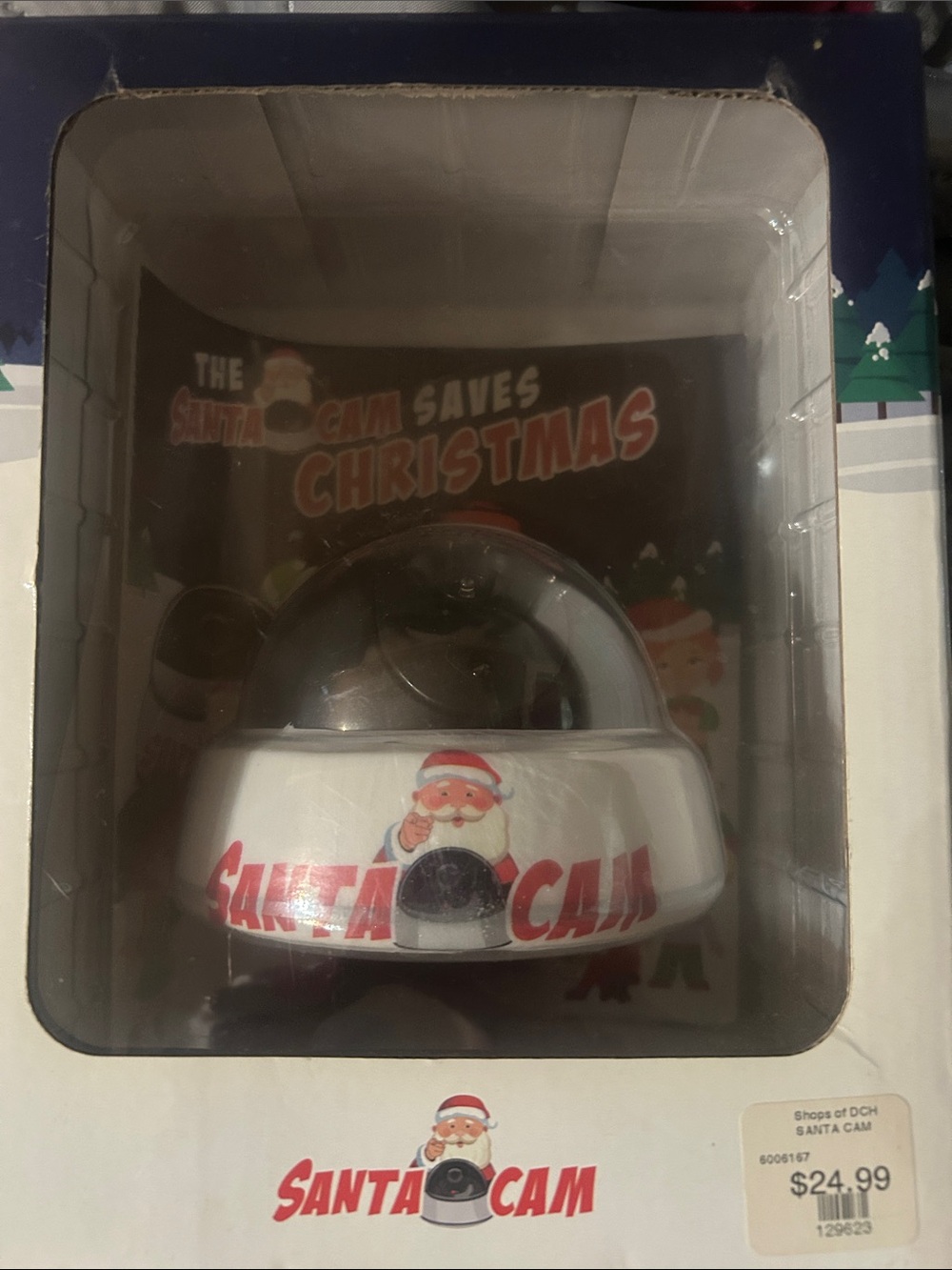 Christmas Surveillance Toy - White